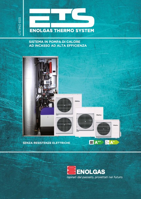 Enolgas Bonomi - Catalogo SISTEMA IN POMPA DI CALORE AD INCASSO AD ALTA EFFICIENZA