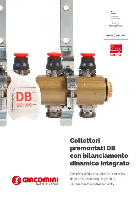 Giacomini - Catalogo Collettori premontati DB