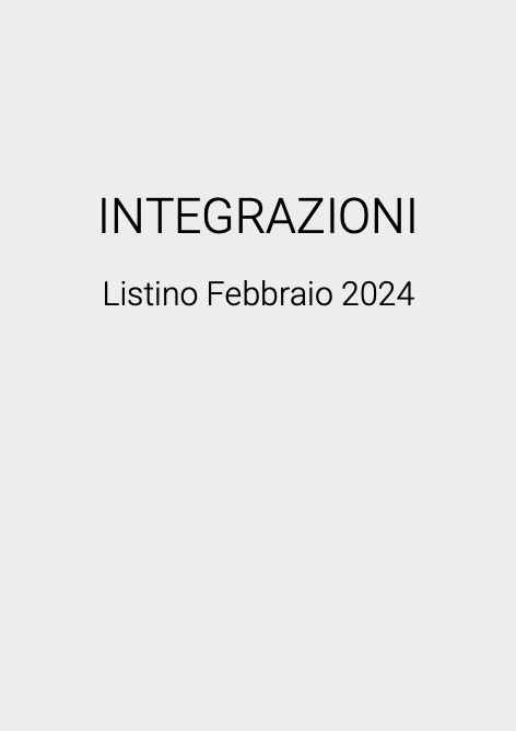 Bernasconi - Listino prezzi Febbraio 2024