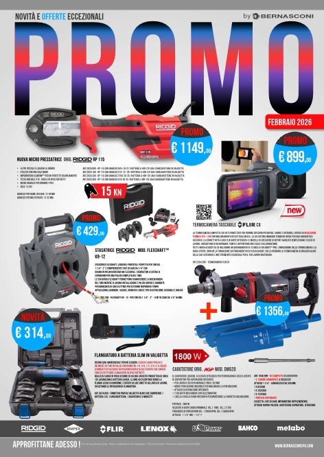 Bernasconi - Price list Promo febbraio 2026