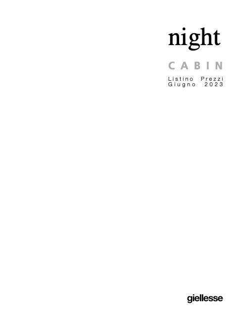 Giellesse - Liste de prix Cabin