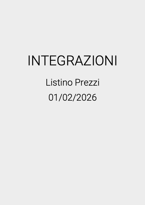 Foster - Lista de precios INTEGRAZIONI