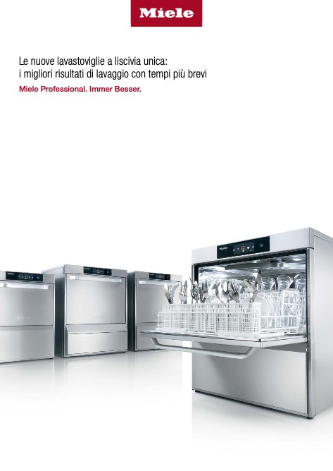 Miele - Catalogue Lavastoviglie