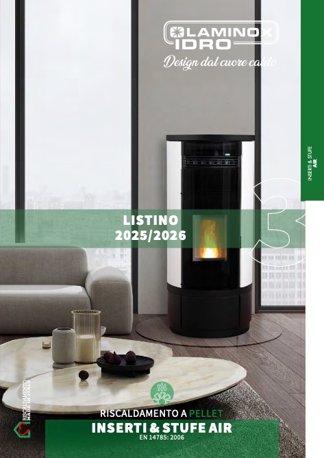 Laminox - Listino prezzi Stufe Air