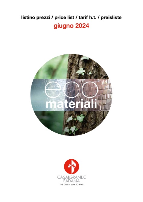 Casalgrande Padana - Listino prezzi ECO Materiali