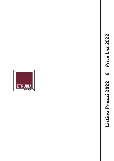 Etruria - Preisliste Agosto 2022