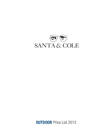 Santa&Cole - Price list Outdoor 2013