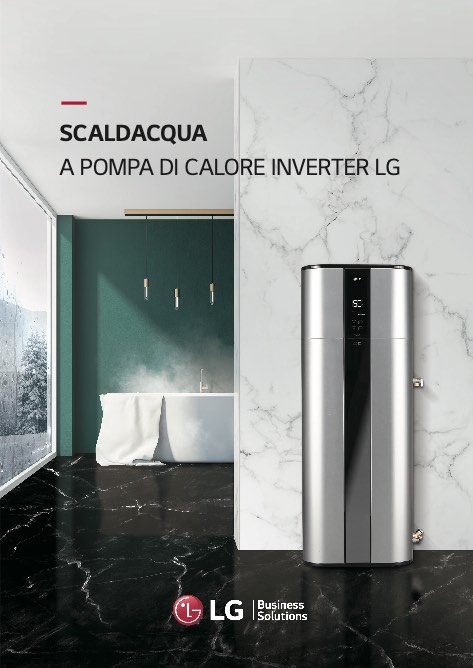 Lg Elecrtonics - Catalogue SCALDACQUA A POMPA DI CALORE INVERTER