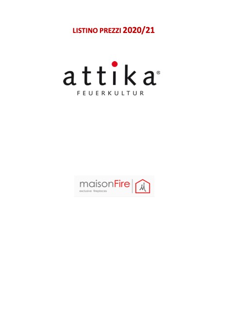 MaisonFire - Прайс-лист Attika