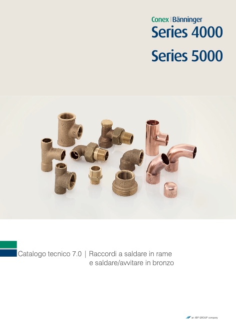 Conex Banninger - Catalogo Manuale tecnico Serie 4000 5000