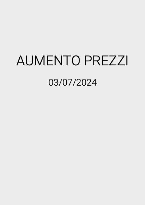 Bernasconi - 价目表 Aumento Prezzi