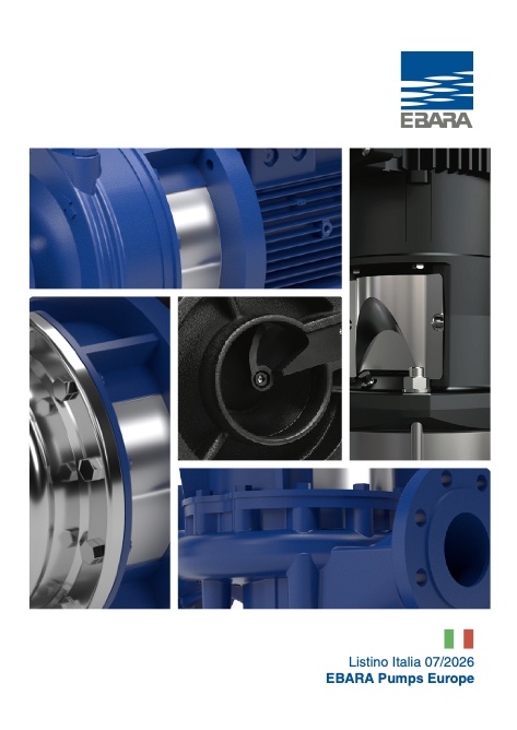 Ebara Pumps Europe - 价目表 07/2026