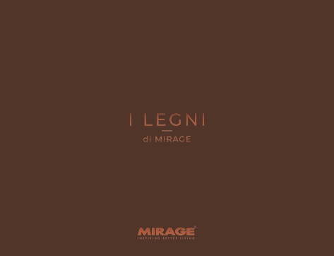 Mirage - Catalogo LEGNI