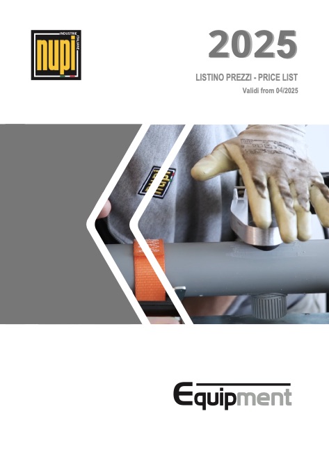 Nupi Industrie Italiane - Listino prezzi EQUIPMENT