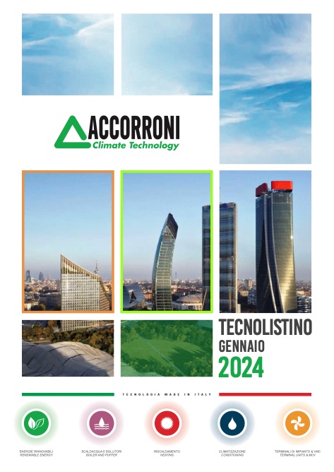 Accorroni - Прайс-лист Gennaio 2024
