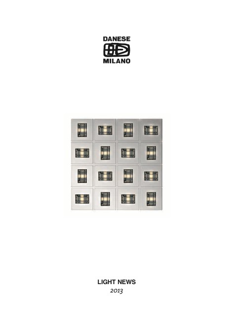 Danese Milano - Catálogo Light news 2013