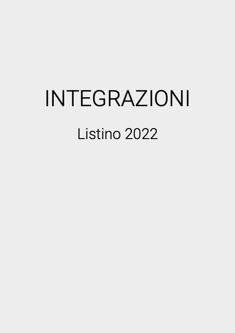 Fonderia Artistica Perincioli - Price list Integrazioni 2022