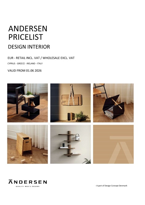 Andersen - Listino prezzi Design Interior