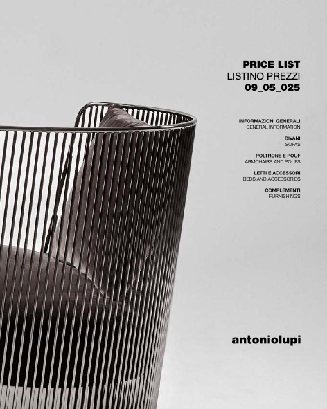 Antonio Lupi - Listino prezzi Living