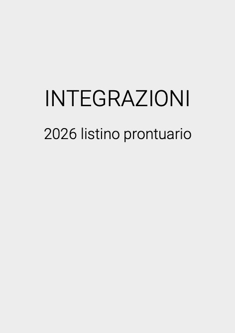Testo - Listino prezzi INTEGRAZIONI