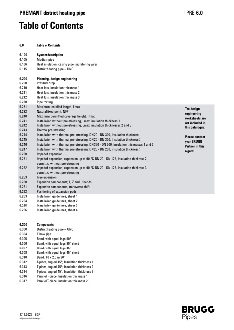 Brugg Pipes - Catalogo PRE