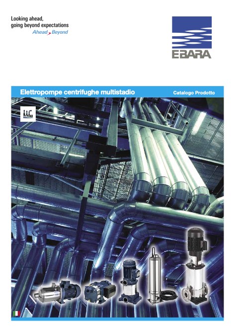 Ebara Pumps Europe - Catalogue Elettropompe Multistadio 60Hz