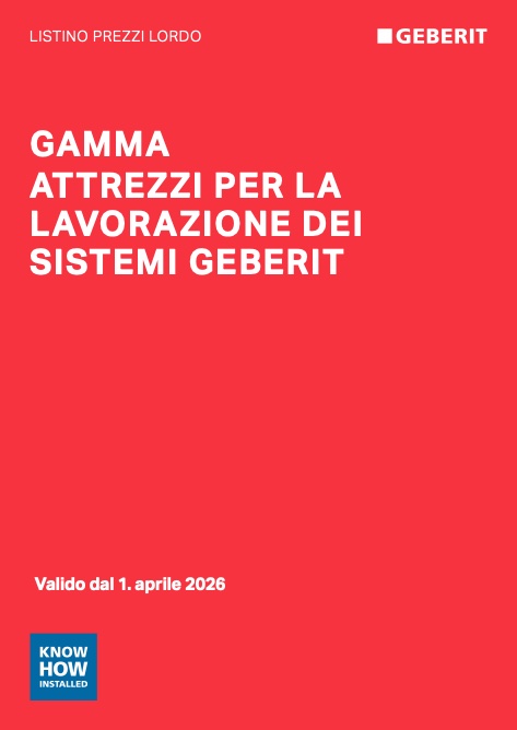 Geberit - 价目表 Attrezzi | Aprile 2026 (rev. 06/2026)