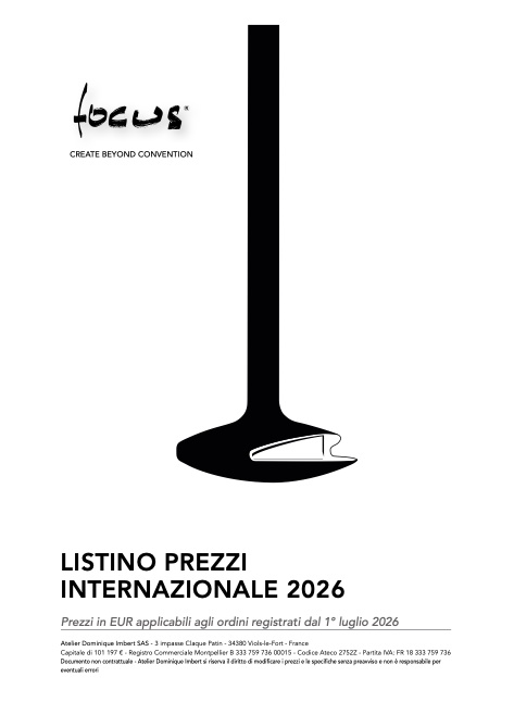 Focus - Listino prezzi 2026