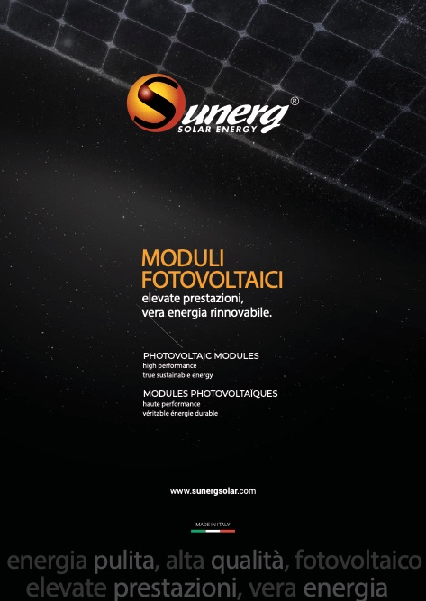 Sunerg - Catalogue Moduli Fotovoltaici