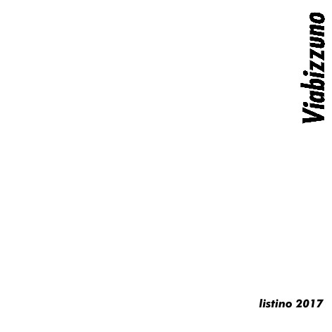Viabizzuno - Price list 2017