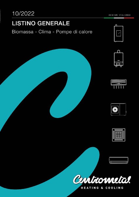 Centrometal - Listino prezzi Biomassa | Clima | Pompe di calore