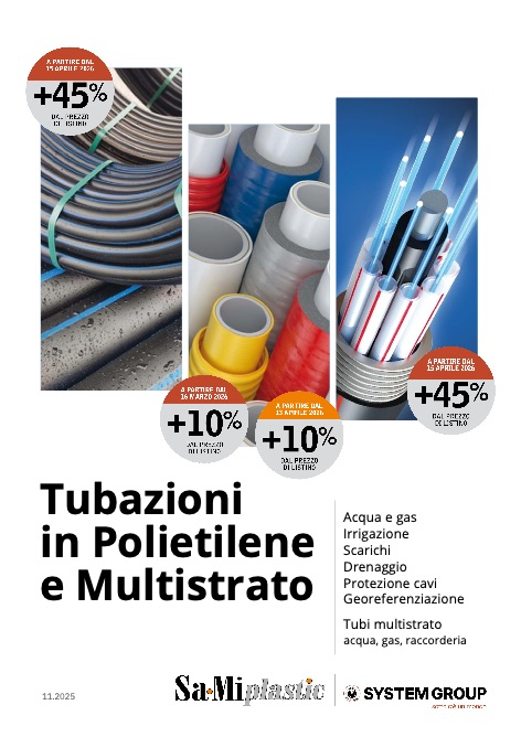 Sa.Mi Plastic - Listino prezzi AUMENTI