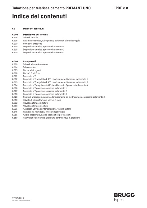 Brugg Pipes - Catalogo PRE