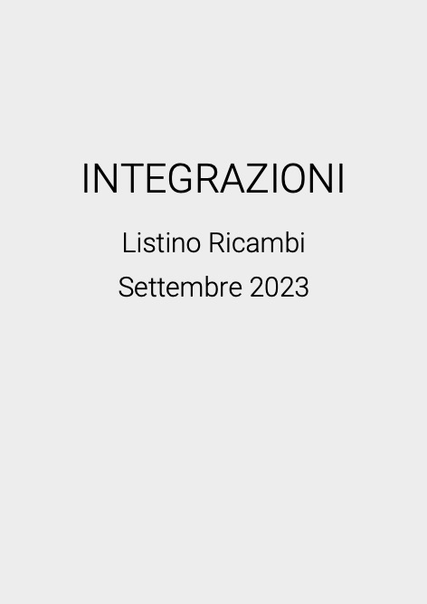 Ideal Clima - Preisliste INTEGRAZIONI