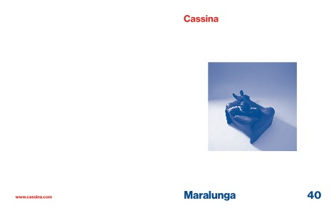 Cassina - Catalogue Maralunga 40