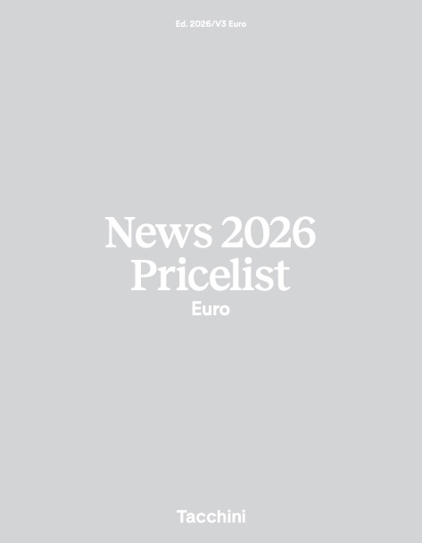 Tacchini - Listino prezzi Novità 2026 v. 3