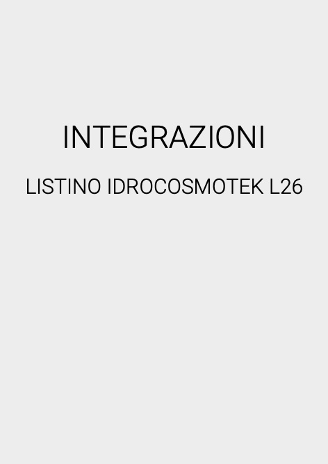 Fimi - Price list INTEGRAZIONI