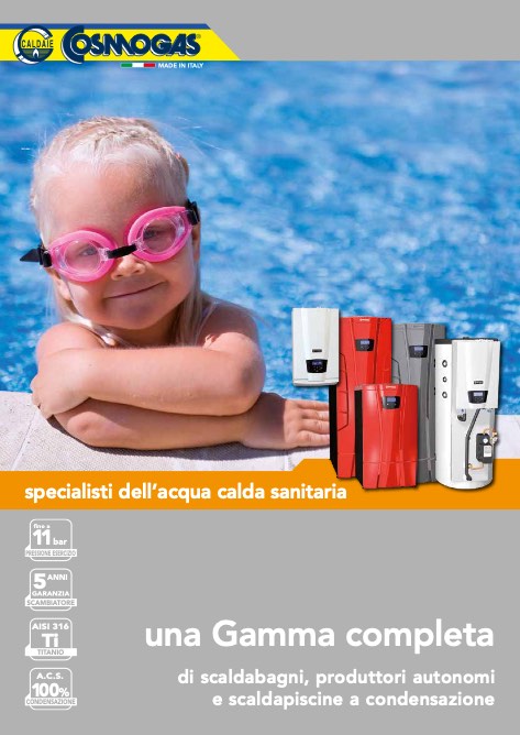 Cosmogas - Catálogo Acqua calda sanitaria