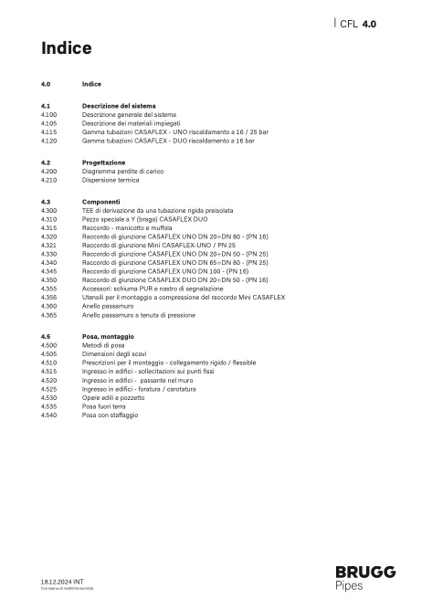 Brugg Pipes - Catalogo CFL