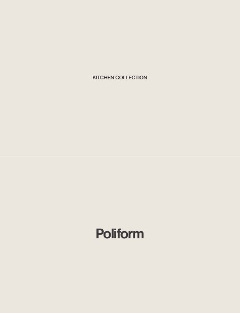 Poliform - Catalogue Kitchen collection
