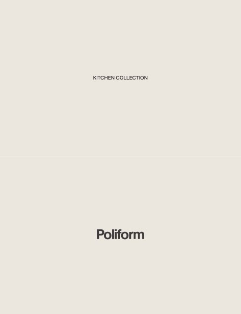 Poliform - Katalog Kitchen collection