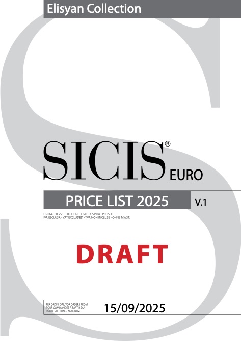 Sicis - Listino prezzi Elisyan Collection