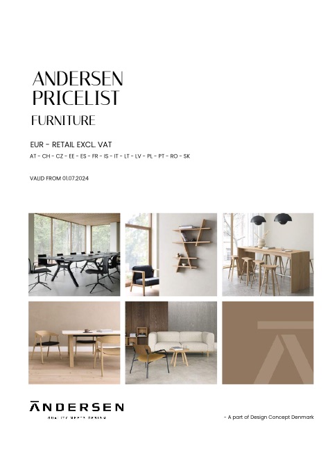 Andersen - Listino prezzi  Furniture - luglio 2024