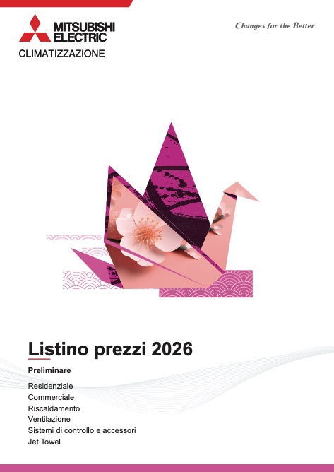 Mitsubishi Electric - Listino prezzi PRELIMINARE - Gennaio 2026