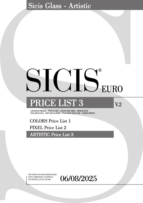 Sicis - Listino prezzi Glass - Artistic (V.2)