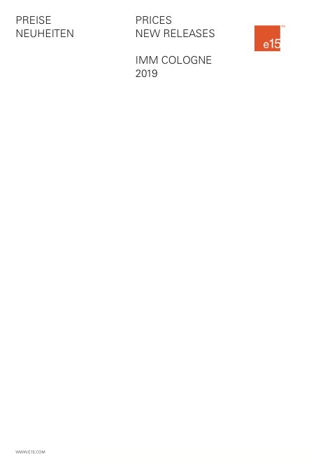 Imm Cologne - Listino prezzi 2019