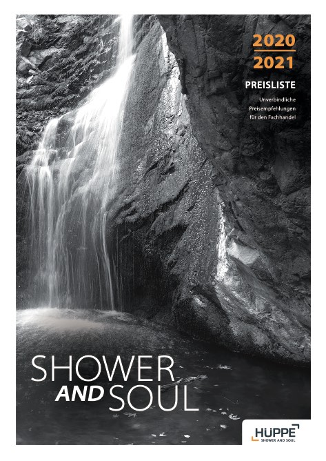 Huppe - Listino prezzi 2020-2021