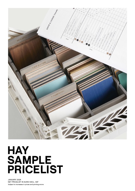 Hay - Preisliste Sample