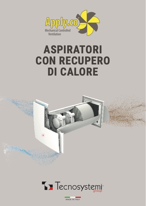 Tecnosystemi - Katalog Apply.co - Aspiratori con recupero di calore