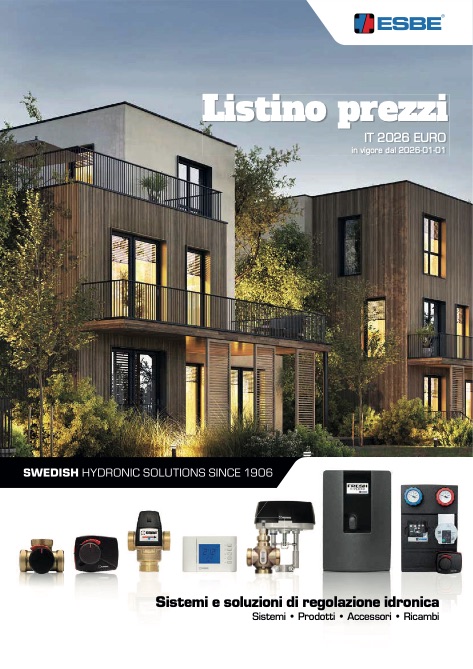 Esbe - Price list 2026